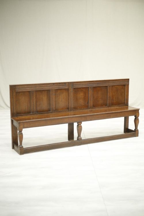 18th Century Antique Oak Hall Bench