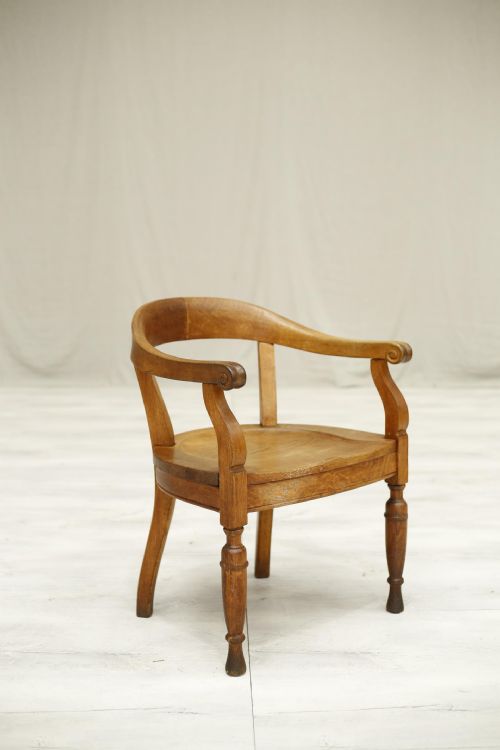 19th Century Oak Desk Chair