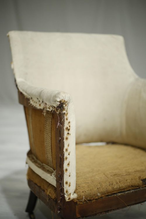 fig 1. Antique Georgian tub chair