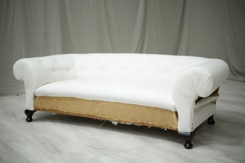 fig 2. c.1900 Antique deep seated country house sofa