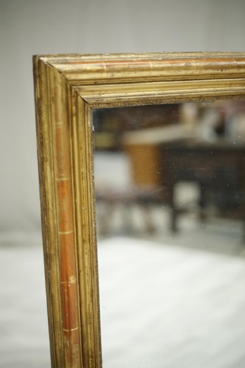 fig 1. Large 19th century French gilt overmantel mirror