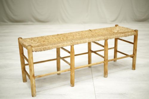 fig 1. 19th century Antique French seated bench