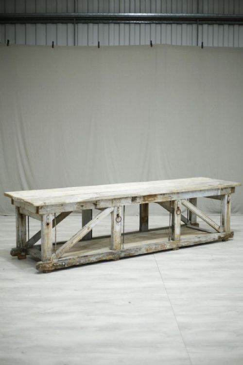 Early 20th Century Industrial Workbench