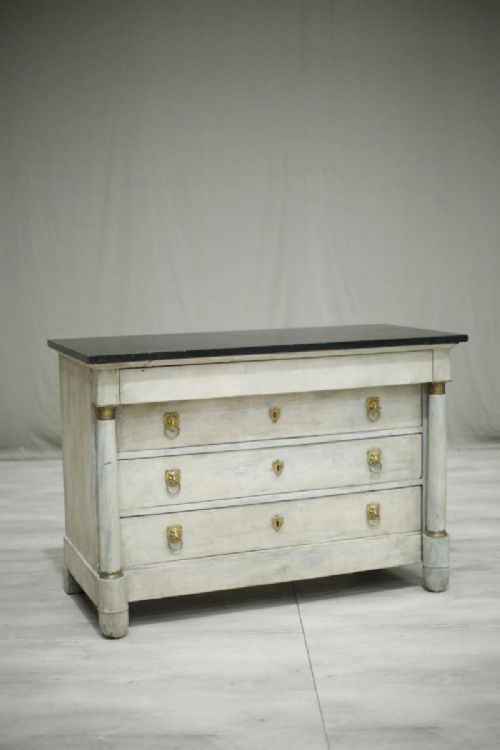 18th Century Fossil Marble French Chest of Drawers