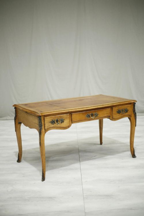 19th Century French Leather Topped Desk