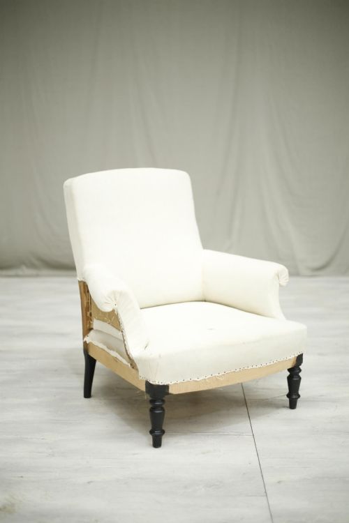 Napoleon III Square Backed Armchair	