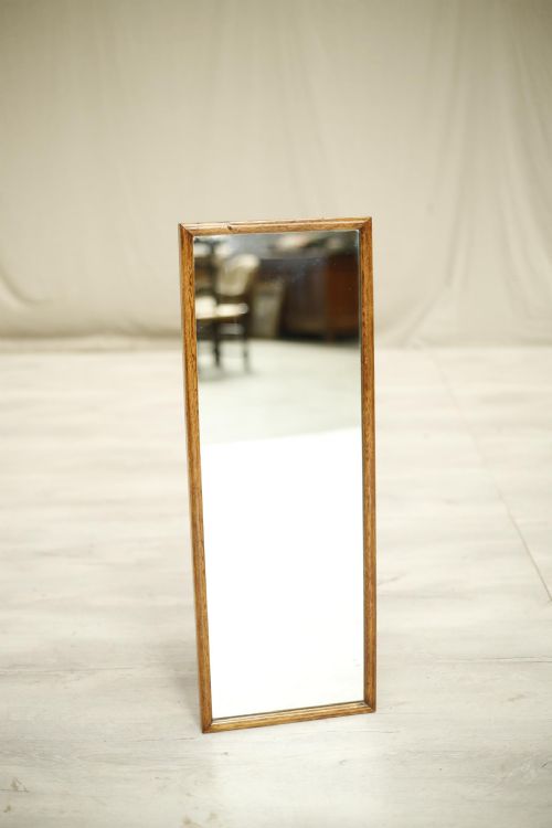 20th Century Oak Framed Wall Mirror