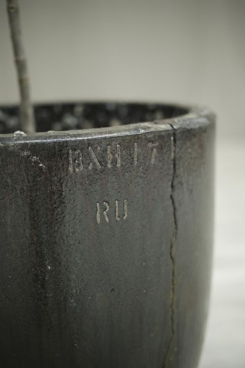 fig 1. Very Large smelting pot- No4