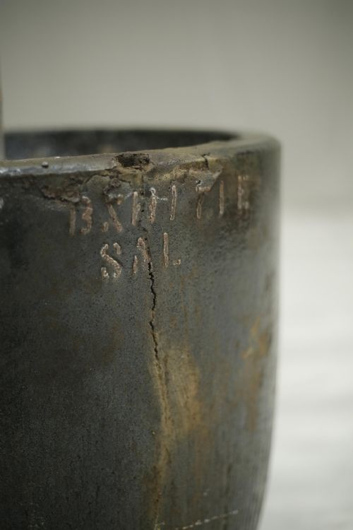 fig 1. Very large smelting pot- No5