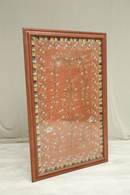 19th Century Silk Wall Hanging