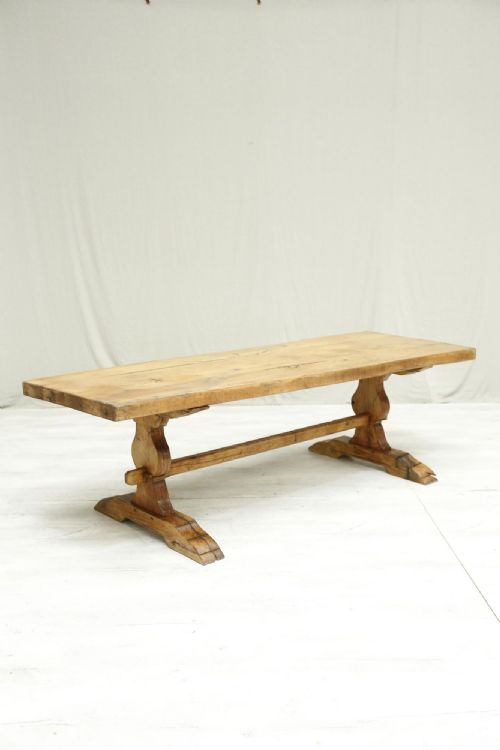 19th Century Rustic Oak Refectory Table