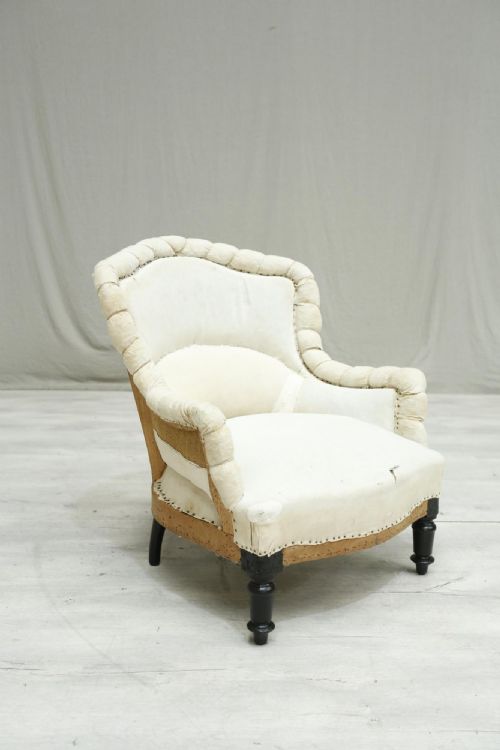Napoleon III Pie Crust Armchair