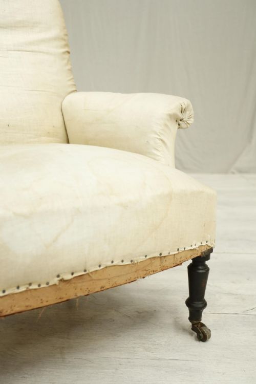 fig 1. Single Napoleon III Square backed armchair- Soft