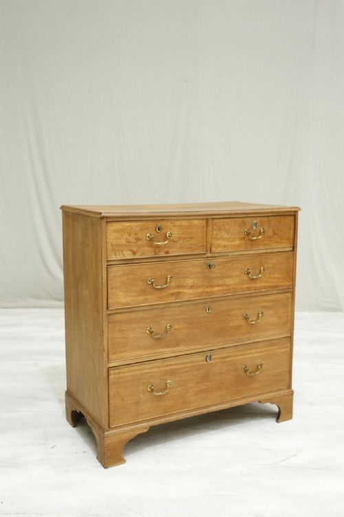 Tall Georgian Oak Chest of Drawers