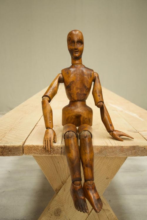 34inch 19th Century Pine Lay Figure