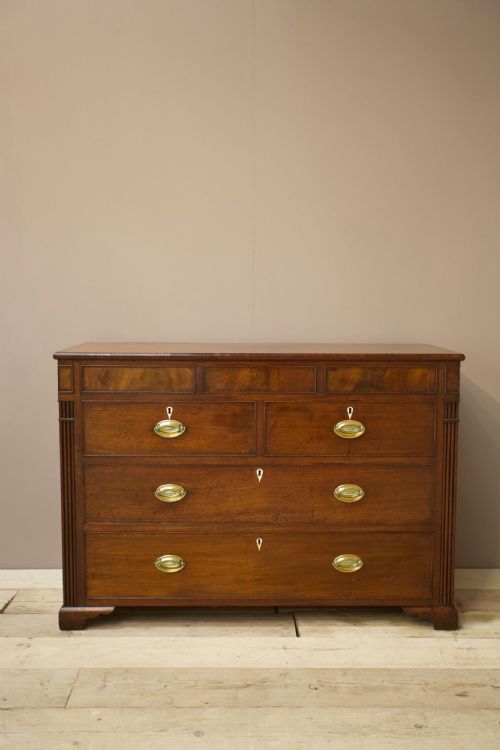 Monumental Georgian Mahogany Chest of Drawers