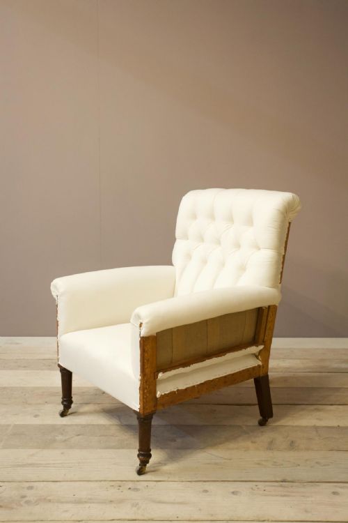 Victorian Country House Buttoned Back Armchair