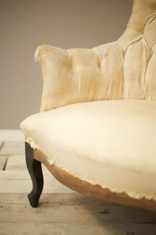 fig 1. Napoleon III buttoned fishtail armchair - large