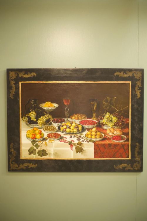 20th Century Large Italian Still Life Painting