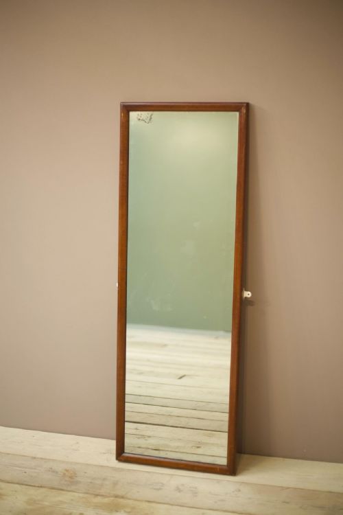 19th Century Mahogany Framed Tailors Mirror