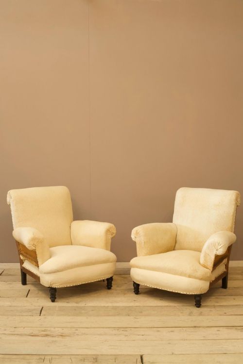 Pair of 19th Century Club Chairs