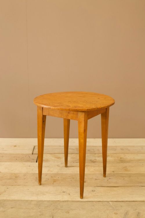 French 19th Century Side Table with Tapered Legs