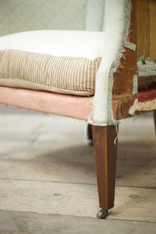 fig 1. 18th century Georgian Barrel back armchair