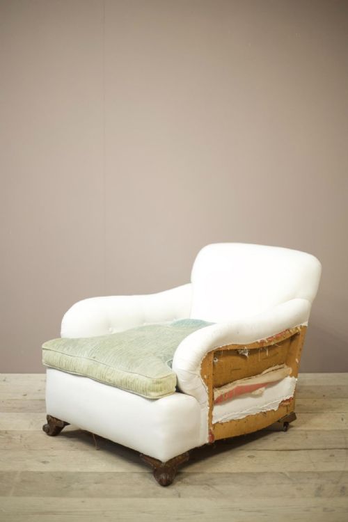 English Country House Armchair with Deep Seat
