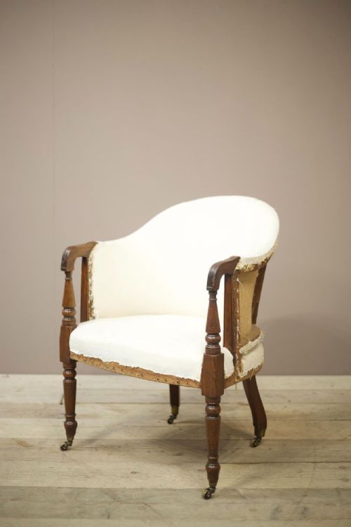 Georgian Mahogany Framed Desk Chair