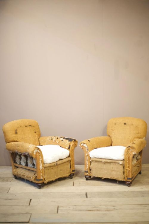 Pair of 1930'S English Club Chairs