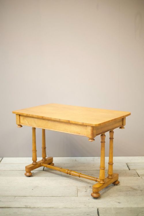 Victorian Ash Library Table