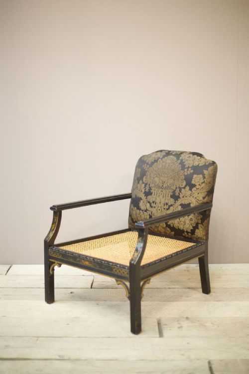 C.1900 Chinoiserie Open Armchair