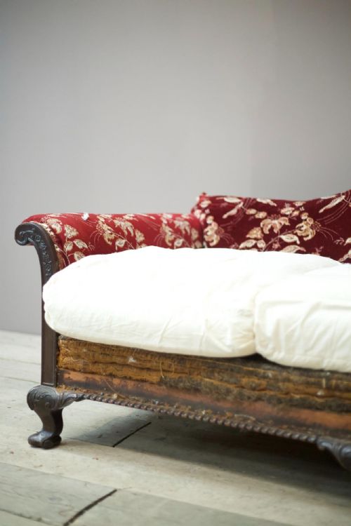 fig 1. c.1900 Camel back deep seated country house sofa