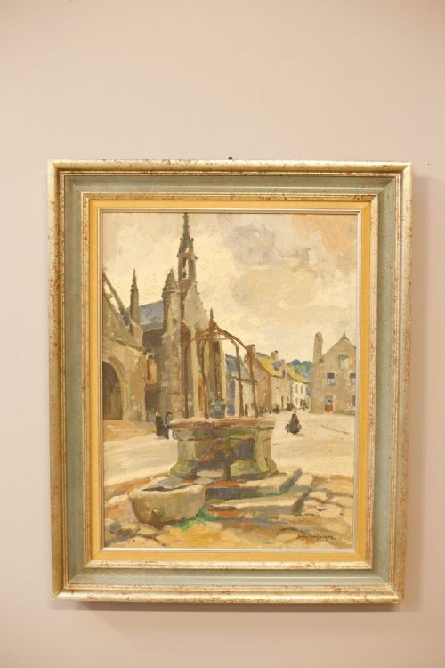 20th Century Oil on Canvas Painting by Jean Laforgue