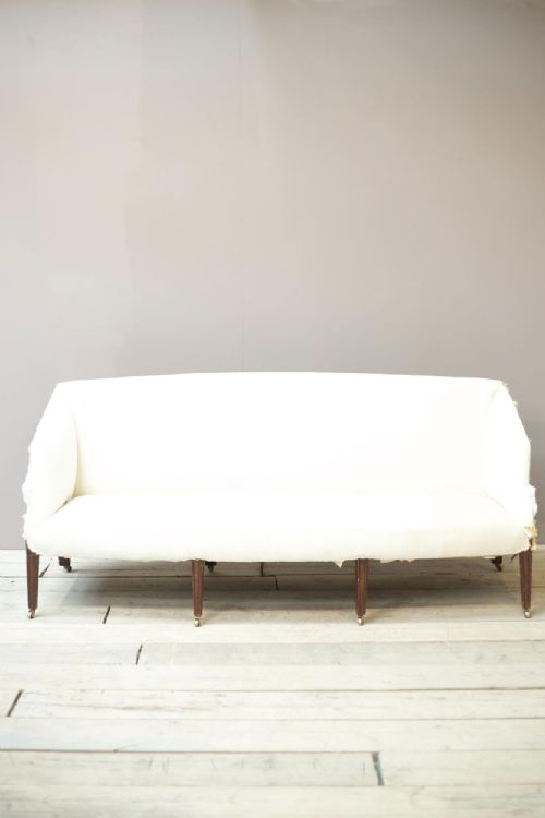 Georgian Period Sofa with Angled Sides