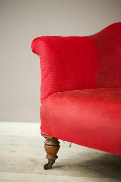 fig 1. 19th century Howard and sons style tub chair