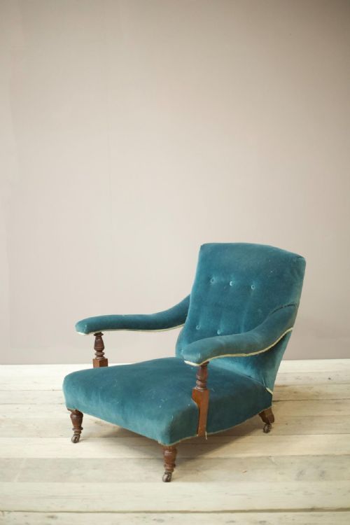 19th Century Open Armchair by Hampton and Sons