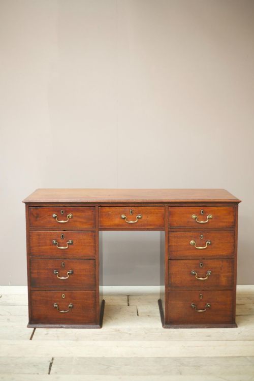 Georgian Solid Mahogany Desk