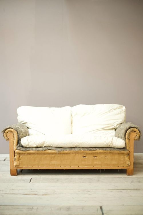 fig 1. Edwardian square back 2 seater sofa