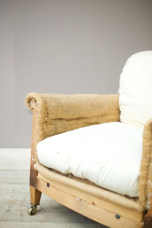 fig 1. Howard and sons style Edwardian cushioned armchair