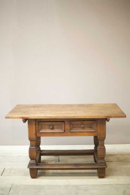 Spanish 18th Century Oak Refectory Table