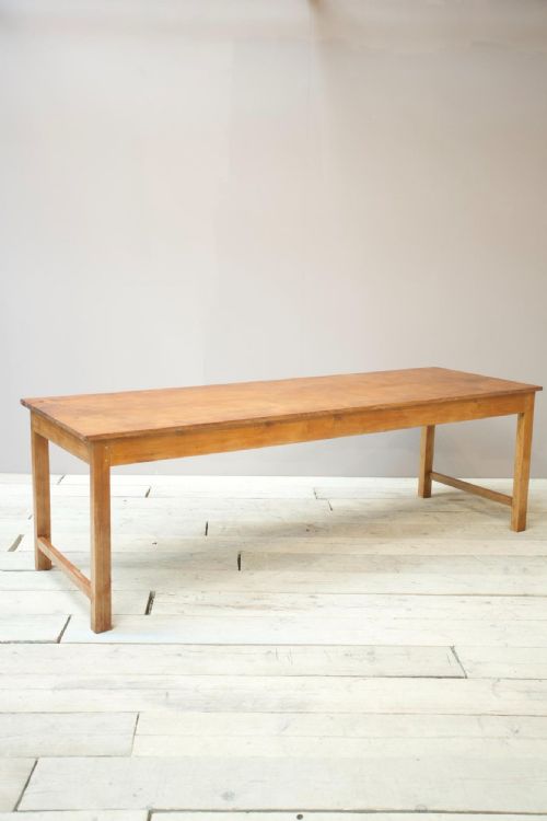 Early 20th Century Solid Teak Dining Table