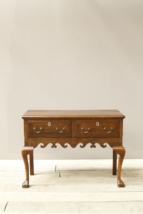 18th Century Georgian Lowboy with Fret Work Boarder