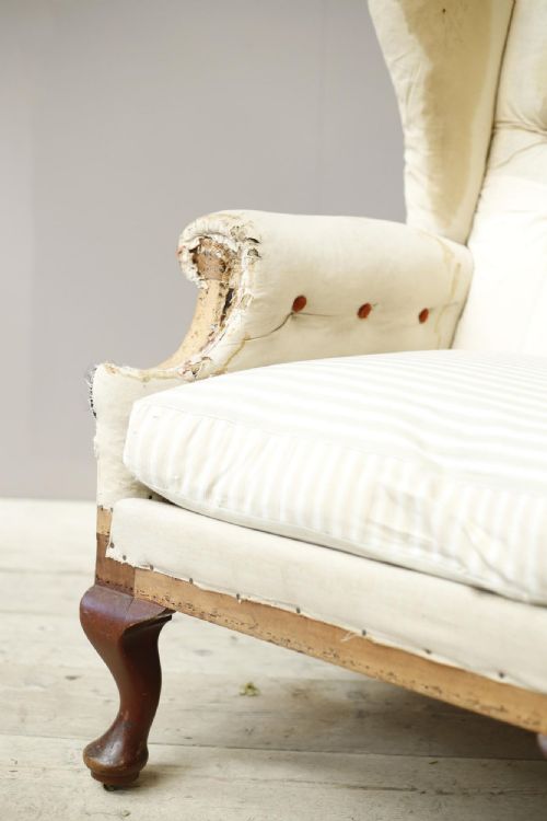 fig 1. Large proportioned Victorian Wingback armchair