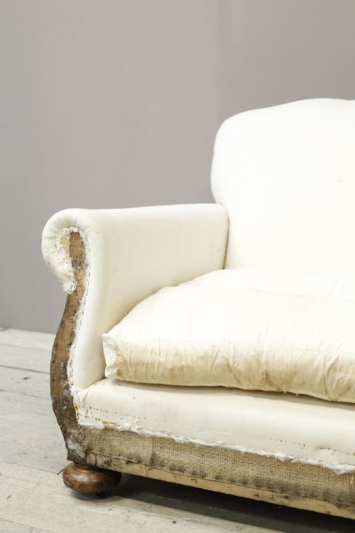 fig 1. Early 20th century curvy country house sofa