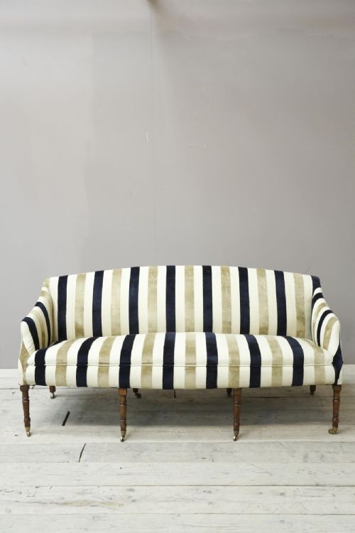 Georgian Country House Sofa with Shaped Arms