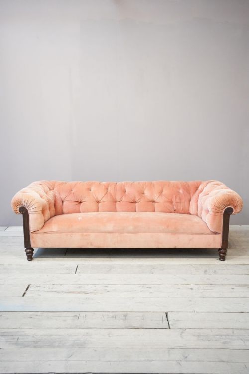19th Century Aesthetic Movement Chesterfield Sofa