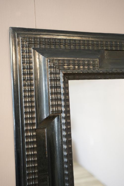 fig 1. 19th century Italian ebonised mirror No3