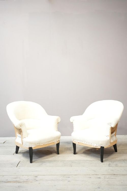 Pair of 1920'S French Tub Chairs