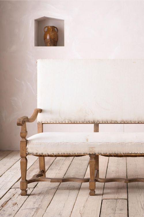 fig 1. 19th century French hall bench